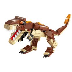 GUDI 40405 non  KHỦNG LONG BẠO CHÚA REX bộ đồ chơi xếp lắp ráp ghép mô hình Creator TYRANNOSAURUS REX Sáng Tạo 252 khối