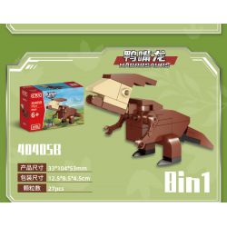 GUDI 40405 non  KHỦNG LONG BẠO CHÚA REX bộ đồ chơi xếp lắp ráp ghép mô hình Creator TYRANNOSAURUS REX Sáng Tạo 252 khối