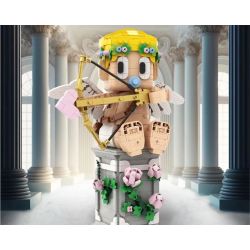 CHEESE JELLY BEANS 846681 non  TÁC PHẨM ĐIÊU KHẮC THẦN TÌNH YÊU bộ đồ chơi xếp lắp ráp ghép mô hình 1400 khối