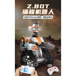 CADA DOUBLEE C83002 83002 non  ROBOT LẬP TRÌNH Z.BOT bộ đồ chơi xếp lắp ráp ghép mô hình  Kỹ Thuật Công Nghệ Cao Mô Hình Phương Tiện 462 khối