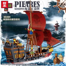ZHEGAO QL1811 1811 non  CELTIC CỦA TÀU CƯỚP BIỂN bộ đồ chơi xếp lắp ráp ghép mô hình Pirates Of The Caribbean PIEARES KINGDOM Cướp Biển Vùng Caribe