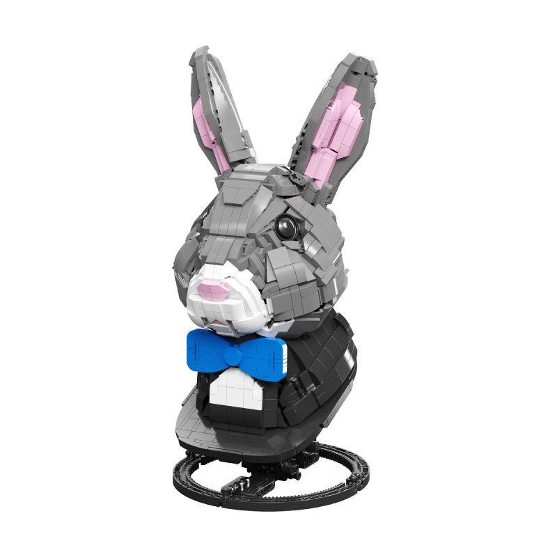 QIZHILE 103001 non  THỎ TỐT LÀNH bộ đồ chơi xếp lắp ráp ghép mô hình Creator Expert ROBBIT LUCKY Chuyên Gia Sáng Tạo