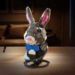 QIZHILE 103001 non  THỎ TỐT LÀNH bộ đồ chơi xếp lắp ráp ghép mô hình Creator Expert ROBBIT LUCKY Chuyên Gia Sáng Tạo