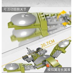 XINGBAO XB-57016 57016 XB57016 non  TYRANNOSAURUS REX CƠ HỌC (10 TRONG 1) bộ đồ chơi xếp lắp ráp ghép mô hình Creator Sáng Tạo 1159 khối