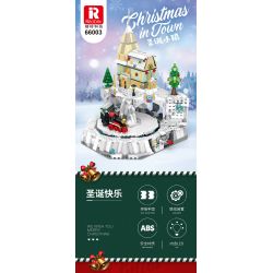 REOBRIX 66003 non  CHRISTMAS TOWN. bộ đồ chơi xếp lắp ráp ghép mô hình Seasonal CHRISTMAS IN TOWN Mùa Lễ Hội 1201 khối