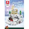 REOBRIX 66003 non  CHRISTMAS TOWN. bộ đồ chơi xếp lắp ráp ghép mô hình Seasonal CHRISTMAS IN TOWN Mùa Lễ Hội 1201 khối