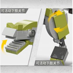 XINGBAO XB-57016 57016 XB57016 non  TYRANNOSAURUS REX CƠ HỌC (10 TRONG 1) bộ đồ chơi xếp lắp ráp ghép mô hình Creator Sáng Tạo 1159 khối