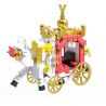 WEKKI 506178 non  CÔ BÉ LỌ LEM BMW bộ đồ chơi xếp lắp ráp ghép mô hình FAIRY TALE TOWN MINI-CAR FASTER CARRIGE 221 khối