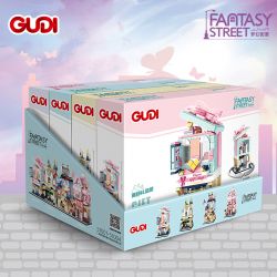 GUDI 51000 51001 51002 51003 51004 non  4 KIỂU CẢNH ĐƯỜNG PHỐ THƠ MỘNG NHÀ QUÀ TRANG NHÃ THƯ VIỆN LÂU ĐÀI CỬA HÀNG ĐỒ CHƠI TRẺ NGÔI KẸO TÌNH YÊU bộ đồ chơi xếp lắp ráp ghép mô hình Creator FANTASY STREET Sáng Tạo 1298 khối