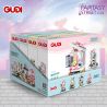 GUDI 51000 51001 51002 51003 51004 non  4 KIỂU CẢNH ĐƯỜNG PHỐ THƠ MỘNG NHÀ QUÀ TRANG NHÃ THƯ VIỆN LÂU ĐÀI CỬA HÀNG ĐỒ CHƠI TRẺ NGÔI KẸO TÌNH YÊU bộ đồ chơi xếp lắp ráp ghép mô hình Creator FANTASY STREET Sáng Tạo 1298 khối
