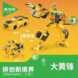 PanlosBrick 626006 Panlos Brick 626006 non  4 LOẠI MECH SIÊU THAY ĐỔI CHIẾN BINH XE TẢI THỦ LĨNH KHỦNG LONG VÀ KẺ HỦY DIỆT bộ đồ chơi xếp lắp ráp ghép mô hình Jurassic World Thế Giới Khủng Long 1224 khối