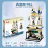 GUDI 51000 51001 51002 51003 51004 non  4 KIỂU CẢNH ĐƯỜNG PHỐ THƠ MỘNG NHÀ QUÀ TRANG NHÃ THƯ VIỆN LÂU ĐÀI CỬA HÀNG ĐỒ CHƠI TRẺ NGÔI KẸO TÌNH YÊU bộ đồ chơi xếp lắp ráp ghép mô hình Creator FANTASY STREET Sáng Tạo 1298 khối