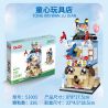 GUDI 51000 51001 51002 51003 51004 non  4 KIỂU CẢNH ĐƯỜNG PHỐ THƠ MỘNG NHÀ QUÀ TRANG NHÃ THƯ VIỆN LÂU ĐÀI CỬA HÀNG ĐỒ CHƠI TRẺ NGÔI KẸO TÌNH YÊU bộ đồ chơi xếp lắp ráp ghép mô hình Creator FANTASY STREET Sáng Tạo 1298 khối