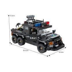 Kazi KY67284 67284 non  XE XỬ LÝ BOM ĐA CHỨC NĂNG bộ đồ chơi xếp lắp ráp ghép mô hình 424 khối