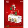 REOBRIX 66001 non  ÔNG GIÀ NOEN bộ đồ chơi xếp lắp ráp ghép mô hình Seasonal SANTA COMING Mùa Lễ Hội 1039 khối