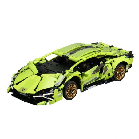LEDO LD0754 0754 non  XE THỂ THAO MÀU XANH LÁ CÂY bộ đồ chơi xếp lắp ráp ghép mô hình  RAMBO SPORTS CAR Kỹ Thuật Công Nghệ Cao Mô Hình Phương Tiện 1280 khối