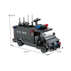 Kazi KY67283 67283 non  PHƯƠNG TIỆN LIÊN LẠC bộ đồ chơi xếp lắp ráp ghép mô hình 409 khối