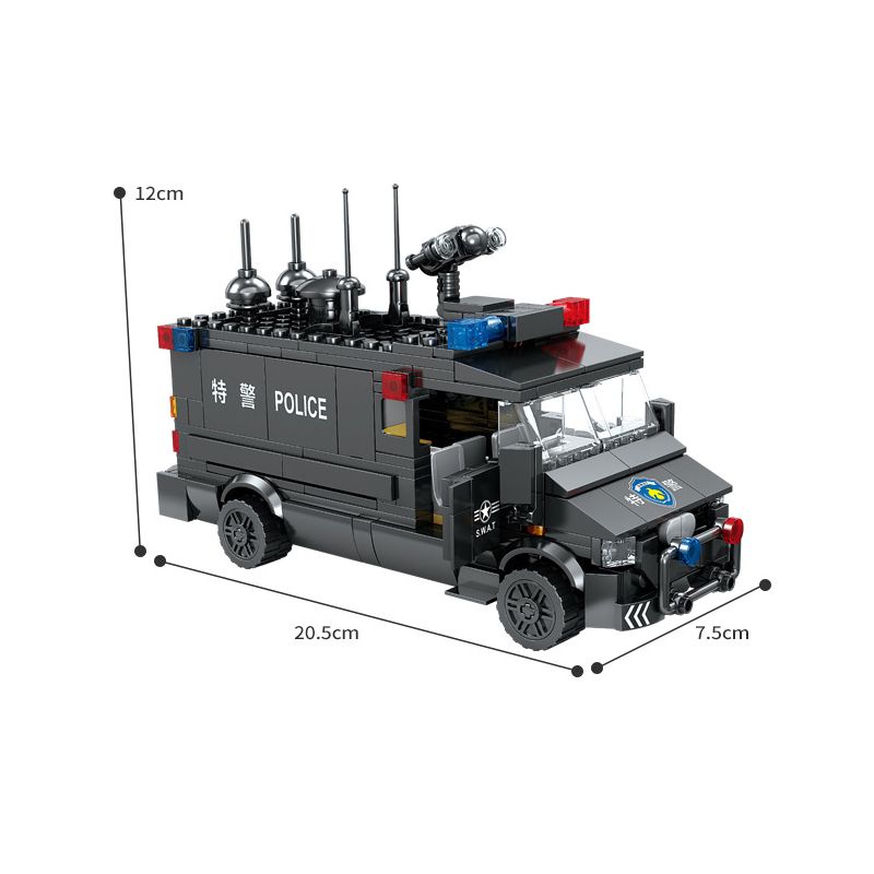 Kazi KY67283 67283 non  PHƯƠNG TIỆN LIÊN LẠC bộ đồ chơi xếp lắp ráp ghép mô hình 409 khối