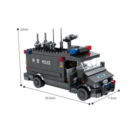 Kazi KY67283 67283 non  PHƯƠNG TIỆN LIÊN LẠC bộ đồ chơi xếp lắp ráp ghép mô hình 409 khối