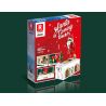 REOBRIX 66001 non  ÔNG GIÀ NOEN bộ đồ chơi xếp lắp ráp ghép mô hình Seasonal SANTA COMING Mùa Lễ Hội 1039 khối
