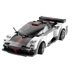 CADA DOUBLEE C51082 51082 non  CON TRAI CỦA GIÓ tỷ lệ 1:20 bộ đồ chơi xếp lắp ráp ghép mô hình Racers Z-WIND Đua Tốc Độ 258 khối
