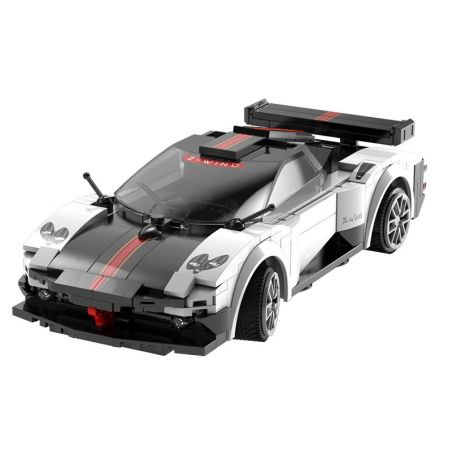 CADA DOUBLEE C51082 51082 non  CON TRAI CỦA GIÓ tỷ lệ 1:20 bộ đồ chơi xếp lắp ráp ghép mô hình Racers Z-WIND Đua Tốc Độ 258 khối