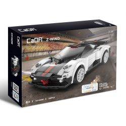 CADA DOUBLEE C51082 51082 non  CON TRAI CỦA GIÓ tỷ lệ 1:20 bộ đồ chơi xếp lắp ráp ghép mô hình Racers Z-WIND Đua Tốc Độ 258 khối