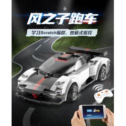 CADA DOUBLEE C51082 51082 non  CON TRAI CỦA GIÓ tỷ lệ 1:20 bộ đồ chơi xếp lắp ráp ghép mô hình Racers Z-WIND Đua Tốc Độ 258 khối