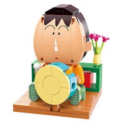 KEEPPLEY K20604 20604 non  LỪA GẠT bộ đồ chơi xếp lắp ráp ghép mô hình Crayon Shin-Chan Cậu Bé Bút Chì