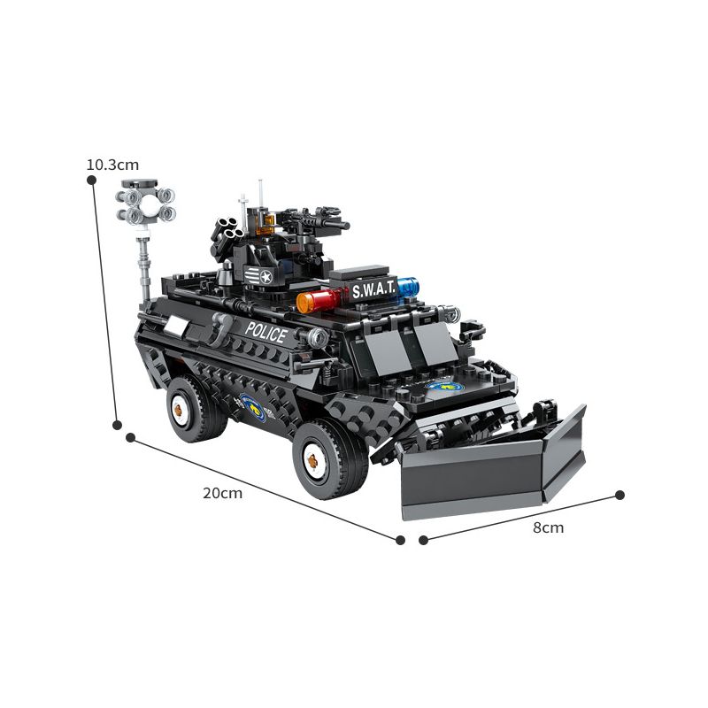 Kazi KY67281 67281 non  PHÁ HOẠI bộ đồ chơi xếp lắp ráp ghép mô hình 423 khối