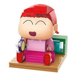 KEEPPLEY K20603 20603 non  SAKUO NI NI. bộ đồ chơi xếp lắp ráp ghép mô hình Crayon Shin-Chan Cậu Bé Bút Chì