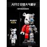 WANGAO 188001 non  GẤU CƠ BẠO LỰC 400% bộ đồ chơi xếp lắp ráp ghép mô hình BEAR ROBOT MECHANICAL VIOLENCE 1471 khối