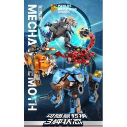 PanlosBrick 626005 Panlos Brick 626005 non  MECHA BEHEMOTH 4 LOẠI bộ đồ chơi xếp lắp ráp ghép mô hình 1268 khối