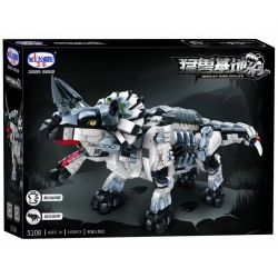 Winner 5108 non  TRICERATOPS CƠ HỌC bộ đồ chơi xếp lắp ráp ghép mô hình DINOSAUR BASE EXPLORE 2492 khối
