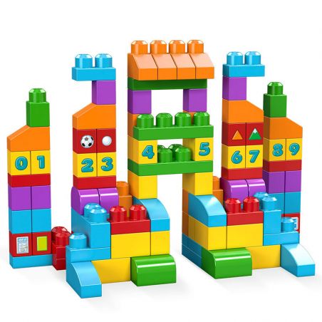 MEGA BLOKS FVJ49 non  GÓI GIÁ TRỊ NHẬN THỨC bộ đồ chơi xếp lắp ráp ghép mô hình Pre-School Mẫu Giáo 150 khối