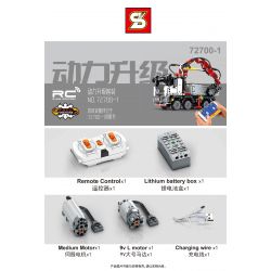 SHENG YUAN SY 72700 non  KỸ THUẬT XE TẢI HẠNG NẶNG bộ đồ chơi xếp lắp ráp ghép mô hình TECHINQUE 1416 khối