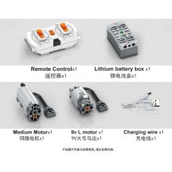 SHENG YUAN SY 72700 non  KỸ THUẬT XE TẢI HẠNG NẶNG bộ đồ chơi xếp lắp ráp ghép mô hình TECHINQUE 1416 khối