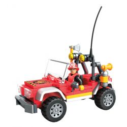 MEGA BLOKS GLK53 non  CỨU HỘ THÀNH PHỐ XE HỎA NHỎ bộ đồ chơi xếp lắp ráp ghép mô hình City 114 khối