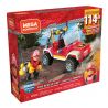 MEGA BLOKS GLK53 non  CỨU HỘ THÀNH PHỐ XE HỎA NHỎ bộ đồ chơi xếp lắp ráp ghép mô hình City 114 khối