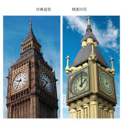 XINGBAO XB-18025 18025 XB18025 non  ĐỒNG HỒ LỚN bộ đồ chơi xếp lắp ráp ghép mô hình Buildings BIG BEN 815 khối