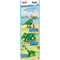 GUDI 50102 non  HUNG DỮ TYRANNOSAURUS REX BRACHIOSAURUS TRICERATOPS bộ đồ chơi xếp lắp ráp ghép mô hình CREATIVE WORKS 372 khối