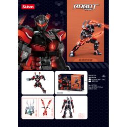 SLUBAN M38-B1120 B1120 1120 M38B1120 38-B1120 non  KẺ LANG THANG ĐEN TỐI bộ đồ chơi xếp lắp ráp ghép mô hình ROBOT 585 khối