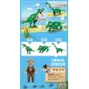 GUDI 50102 non  HUNG DỮ TYRANNOSAURUS REX BRACHIOSAURUS TRICERATOPS bộ đồ chơi xếp lắp ráp ghép mô hình CREATIVE WORKS 372 khối