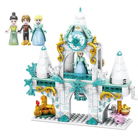 SHENG YUAN SY 1575 non  LÂU ĐÀI XOAY MA THUẬT bộ đồ chơi xếp lắp ráp ghép mô hình 357 khối