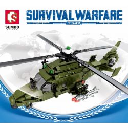 SEMBO 207052 SHENG YUAN SY 1566 non  PHÁO HẠM HẠNG NHẸ LAH bộ đồ chơi xếp lắp ráp ghép mô hình Military Army SURVIVAL WARFARE Quân Sự Bộ Đội 595 khối