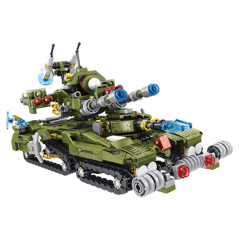 PanlosBrick 633066 Panlos Brick 633066 non  SÚNG ĐÔI TIANQI TAMU NẶNG 8 KẾT HỢP bộ đồ chơi xếp lắp ráp ghép mô hình Military Army APOCALYPSE Quân Sự Bộ Đội 777 khối