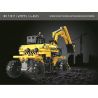 TA GAOLE T3037 3037 non  MÁY XÚC KÉO LÙI Ô TÔ bộ đồ chơi xếp lắp ráp ghép mô hình  EXCAVATOR Kỹ Thuật Công Nghệ Cao Mô Hình Phương Tiện 489 khối