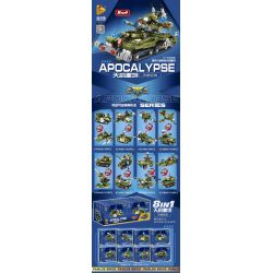 PanlosBrick 633066 Panlos Brick 633066 non  SÚNG ĐÔI TIANQI TAMU NẶNG 8 KẾT HỢP bộ đồ chơi xếp lắp ráp ghép mô hình Military Army APOCALYPSE Quân Sự Bộ Đội 777 khối