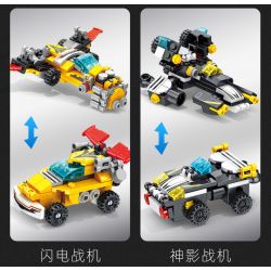 PanlosBrick 633065 Panlos Brick 633065 non  KẾT HỢP ÁO GIÁP CỰC ĐOAN 8 bộ đồ chơi xếp lắp ráp ghép mô hình Racing RACING MECHA Cuộc Đua 700 khối