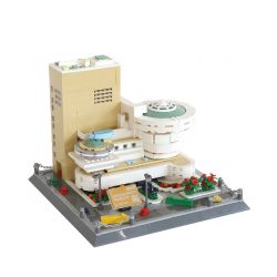 WANGE 5242 non  BẢO TÀNG SOLOMON GUGGENHEIM NEW YORK bộ đồ chơi xếp lắp ráp ghép mô hình Star Wars SOLOMON GUGGENHEIM MUSEUM Chiến Tranh Giữa Các Vì Sao 902 khối